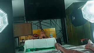 lukas fills mature ass after raw fuck on street