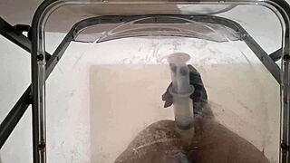 Pov dirty talk fat ass femboy facesits and takes anal creampie after riding dildo