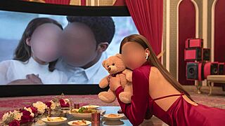 saudi amateur in los angeles records loud solo orgasm session