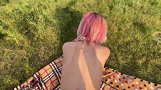 a petite asian girl gets rough outdoor fuck after quickie