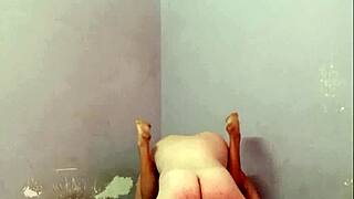 milf stepmom masturbates then stepson fucks her pussy