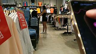 latina multi squirts in public spots with vibrator