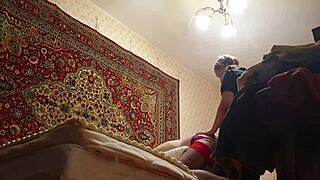Anastasia uses strapon on sasha earth for submission