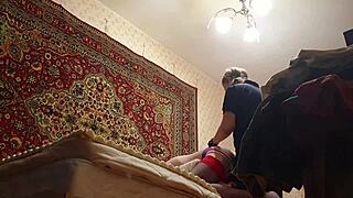 Anastasia uses strapon on sasha earth for submission