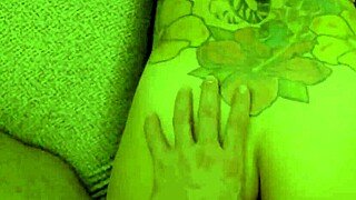 Girlfriend cums hard from finger in ass and dick in pussy