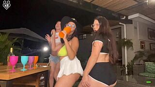 hilary sneaks away from stream to fuck