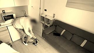 Italian housewife fucked plumber in kitchen roleplay