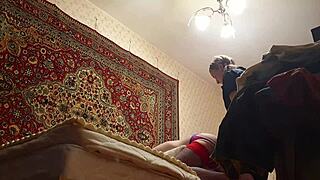 Anastasia uses strapon on sasha earth for submission
