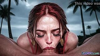 a hot girl warmed me up with sex on the beach