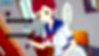 sexy anime big boobs hentai fucking with two dudes