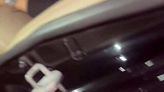 Brazilian wife cheats with shopping worker in parking lot after buying