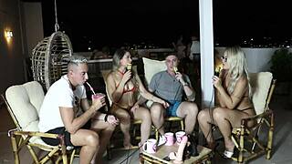 Divja fetiš noč z Elo Cardone in Victorjem Mustangom v prozorni rdeči perilo! 🔥