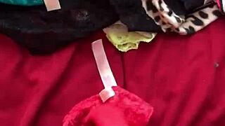 Divoko sa cítim pri prechádzaní cez sexy tangáčky mojej ženy v práci