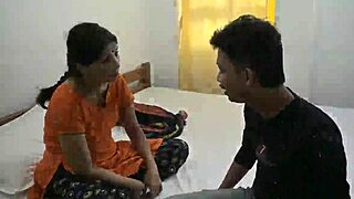 A real married Indian wife shares an intimate romantic night at home