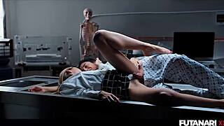 Shemale futa cock creampies Tiffany Tatum morgue