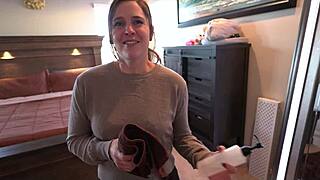 bro's wife scarlett gushes hard needing cash in ripped clothes cfnm taboo fuck part 1 wca