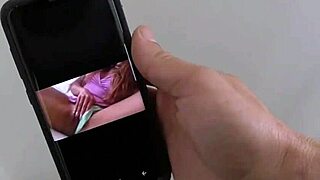 Busty milf stepmom sent a hot video to stepsons friend