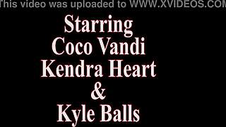 Maman baise beau-fils militaire et fiancée Coco Vandi Kendra Heart