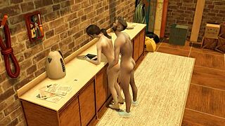 Sims 4 Tomb Raider parody finale - Lara's wilde gok in geile actie