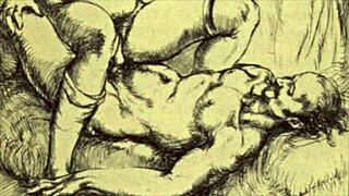 ヴィンテージエロアートが活発なチャット誘発