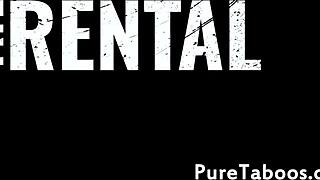 18살 베이비가 의붓아빠 공기 몰래 불어