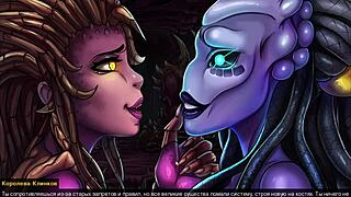 嘿，想看Slutcraft精液热潮游戏玩法第31部分吗？